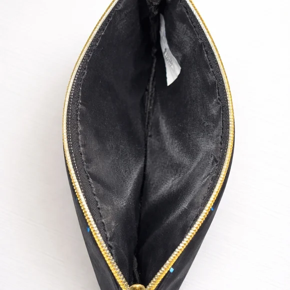 FRIENDS Retro Black and Multicolor Clutch/ Cosmetic Bag. - Picture 4 of 4